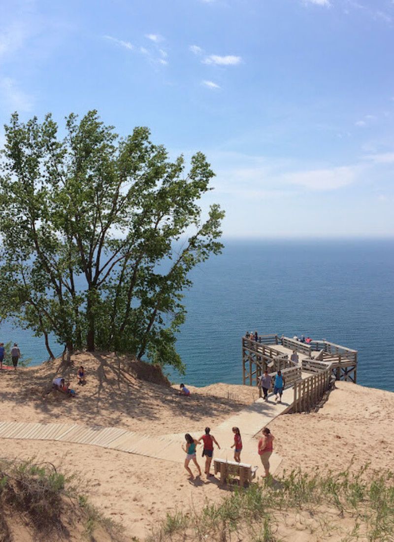 Lake Michigan Overlook Sleeping Bear Dunes National Park (1)