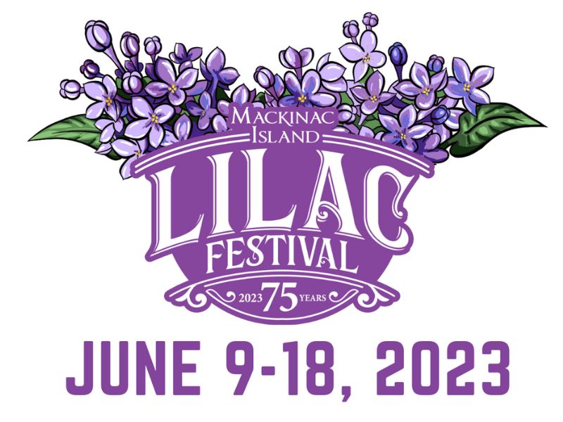 Mackinac Island Lilac Festival 2023 logo