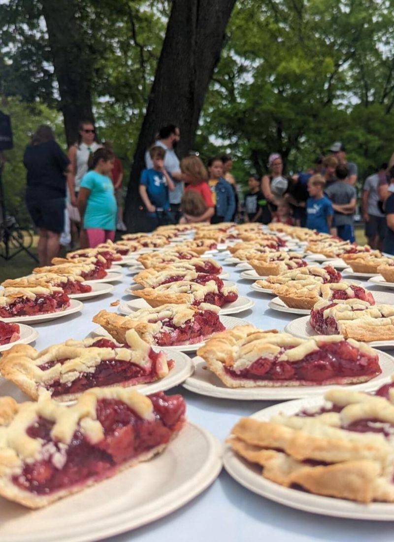 Traverse City Cherry Festival Pie Eating Contest