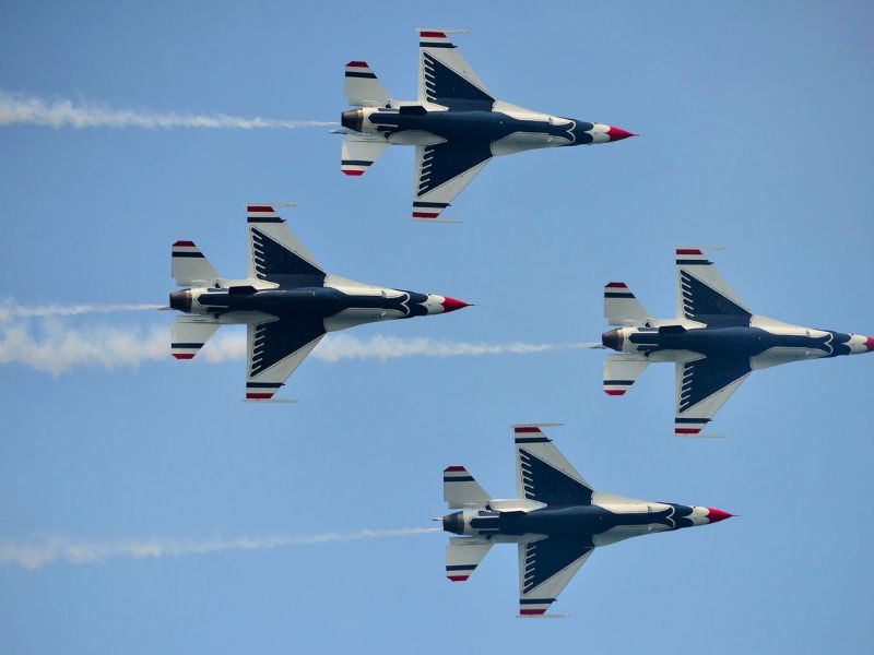 Traverse City Cherry festival United States Air Force Thunderbirds demonstration team