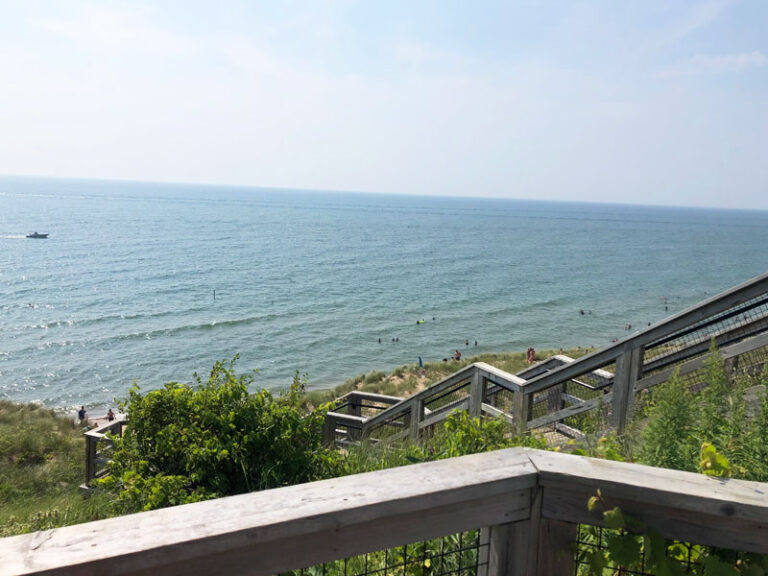 Tunnel Park Leads to one of Lake Michigan's Most Popular Beaches