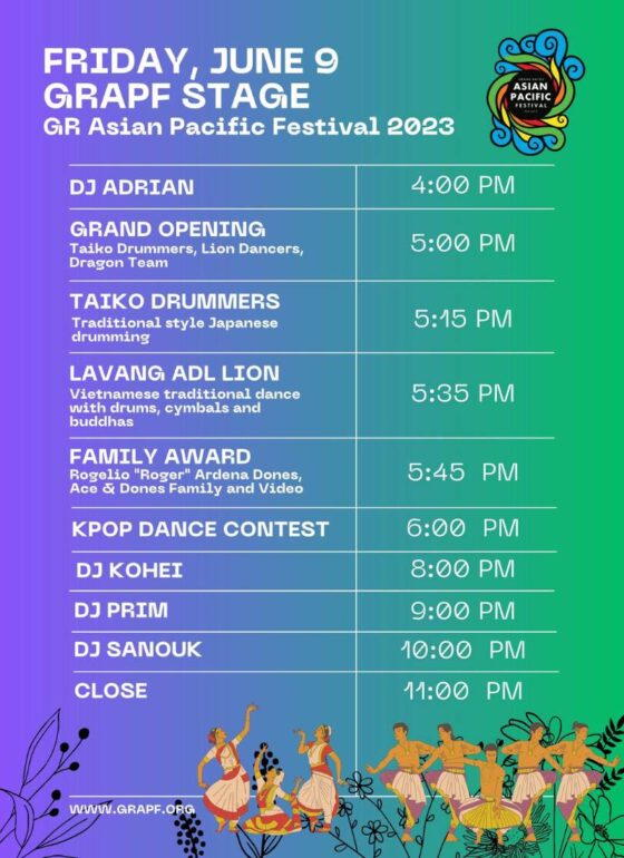 2023 AsianPacific Festival Grand Rapids Don't Miss this Exciting 3