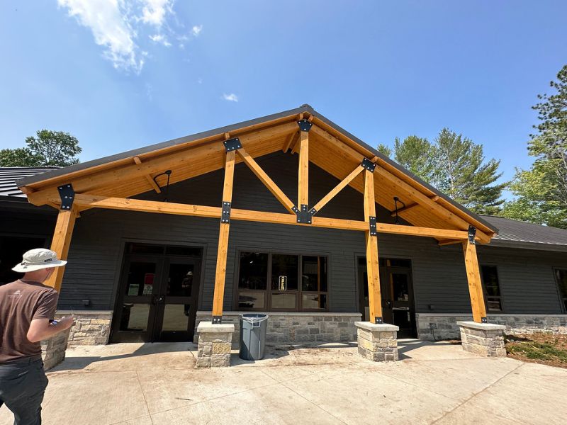 Concessions Building at Lower Tahquamenon Falls State Park