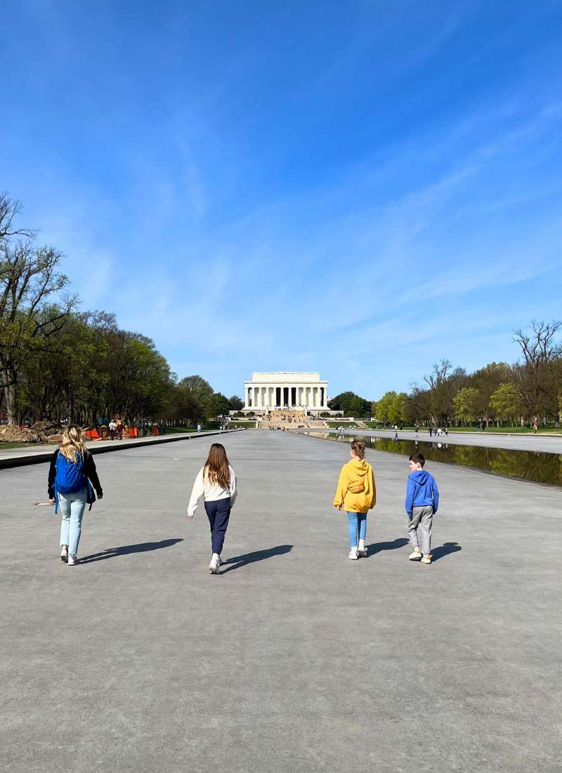 Washington DC Lincoln Memorial Reflecting Pool