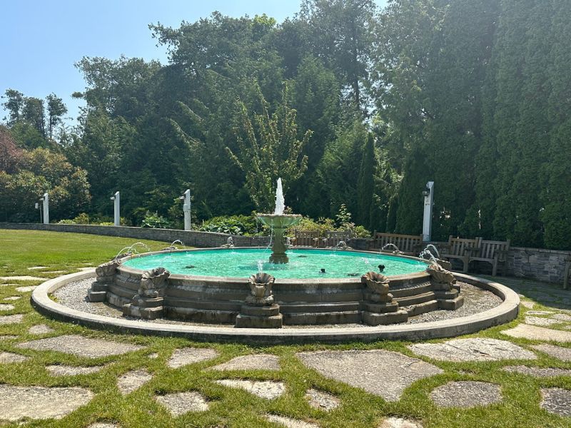 Mackinac Grand Hotel Lawn Fountain - VanderWeide