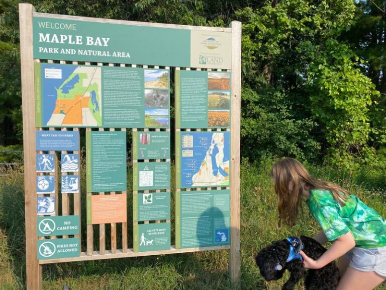 Traverse City's Maple Bay Beach The Short Hike through Maple Bay