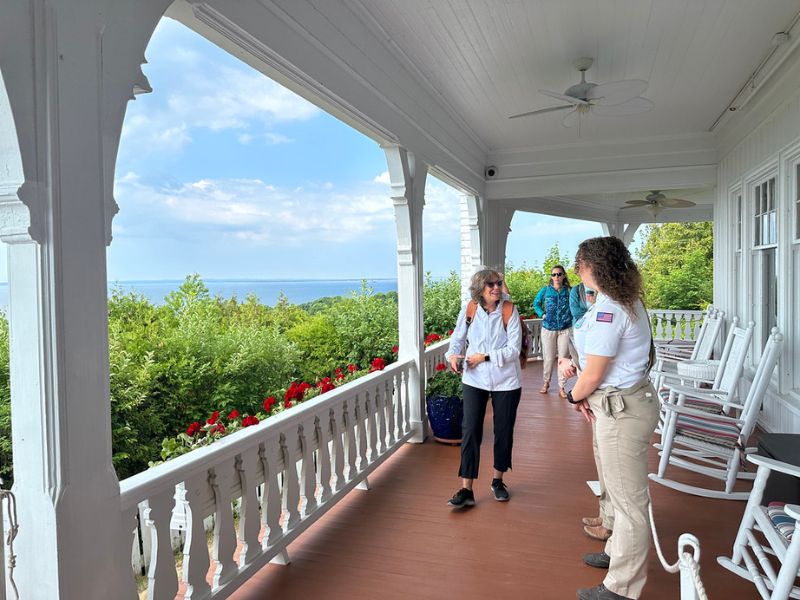Michigan Governor's Summer Residence Tours - Porch