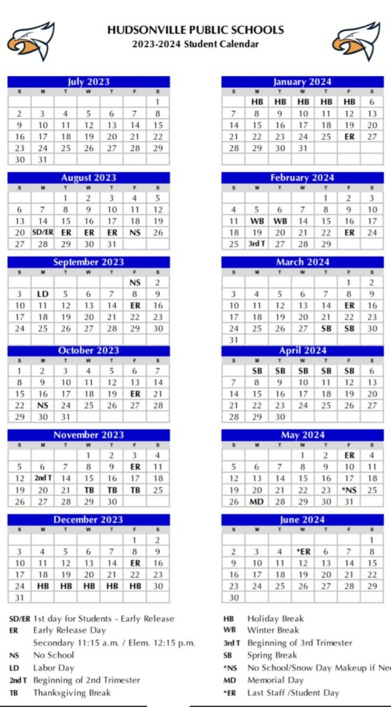 All the Greater Grand Rapids School Calendars 202324 (+GRPS School