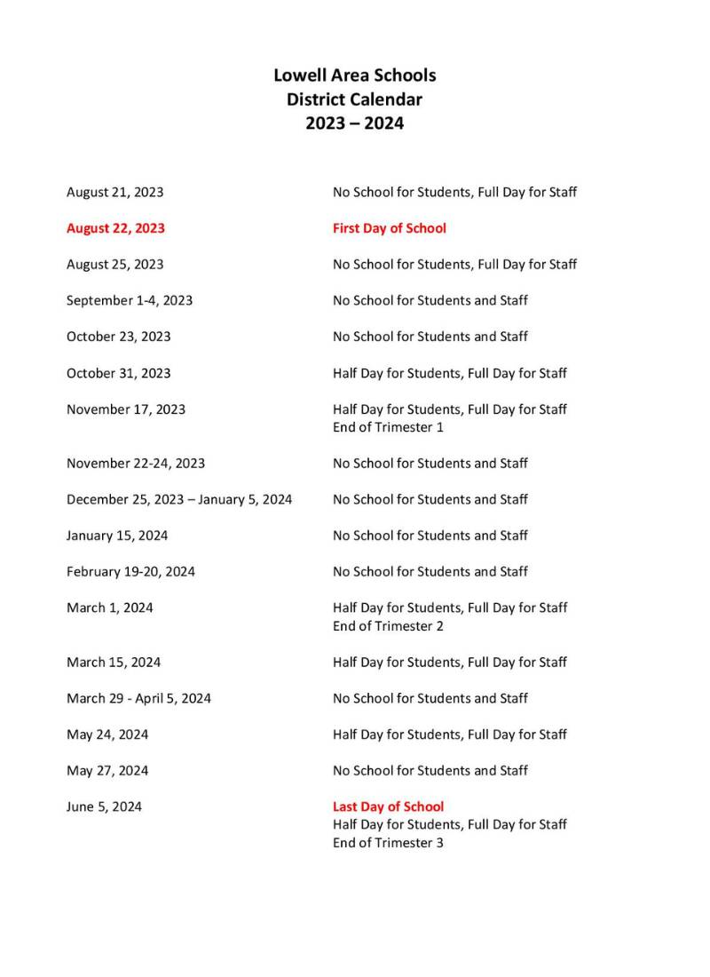 All the Greater Grand Rapids School Calendars 2023-24 (+GRPS School Calendar) - grkids.com