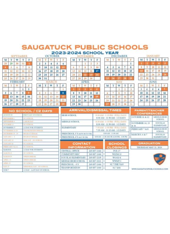 All the Greater Grand Rapids School Calendars 202324 (+GRPS School