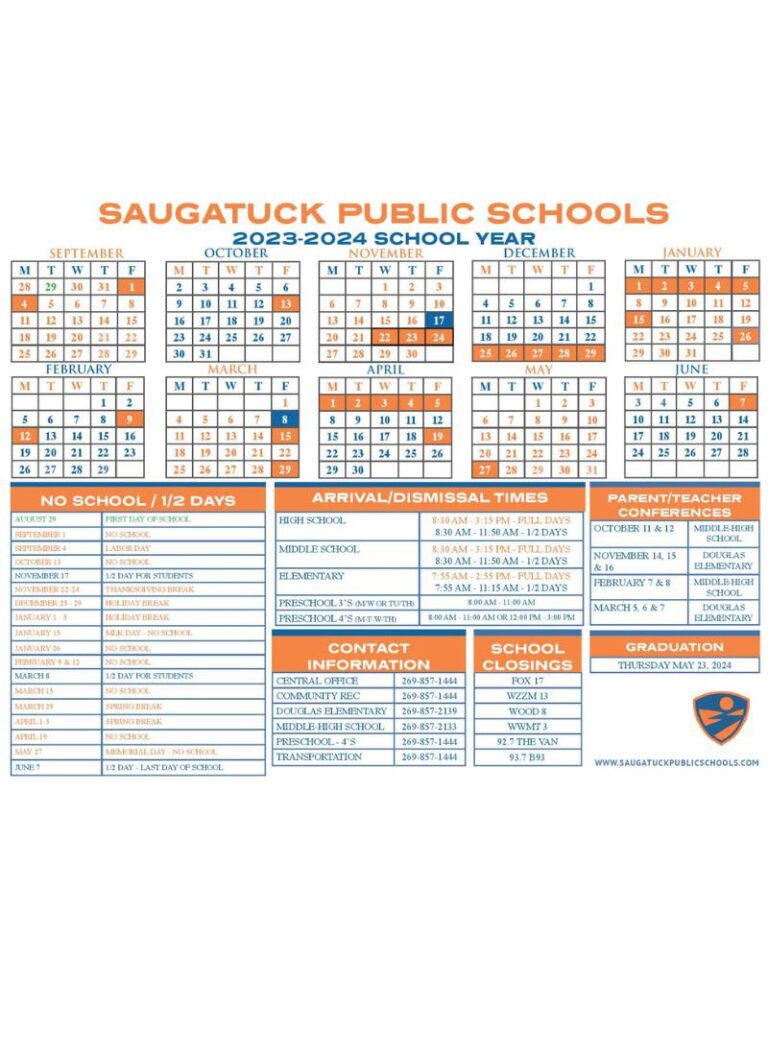 All the Greater Grand Rapids School Calendars 202324 (+GRPS School