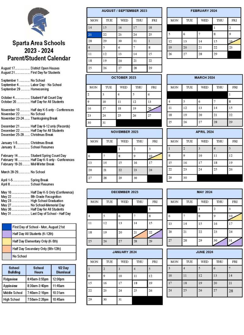 All the Greater Grand Rapids School Calendars 2023-24 (+GRPS School Calendar) - grkids.com