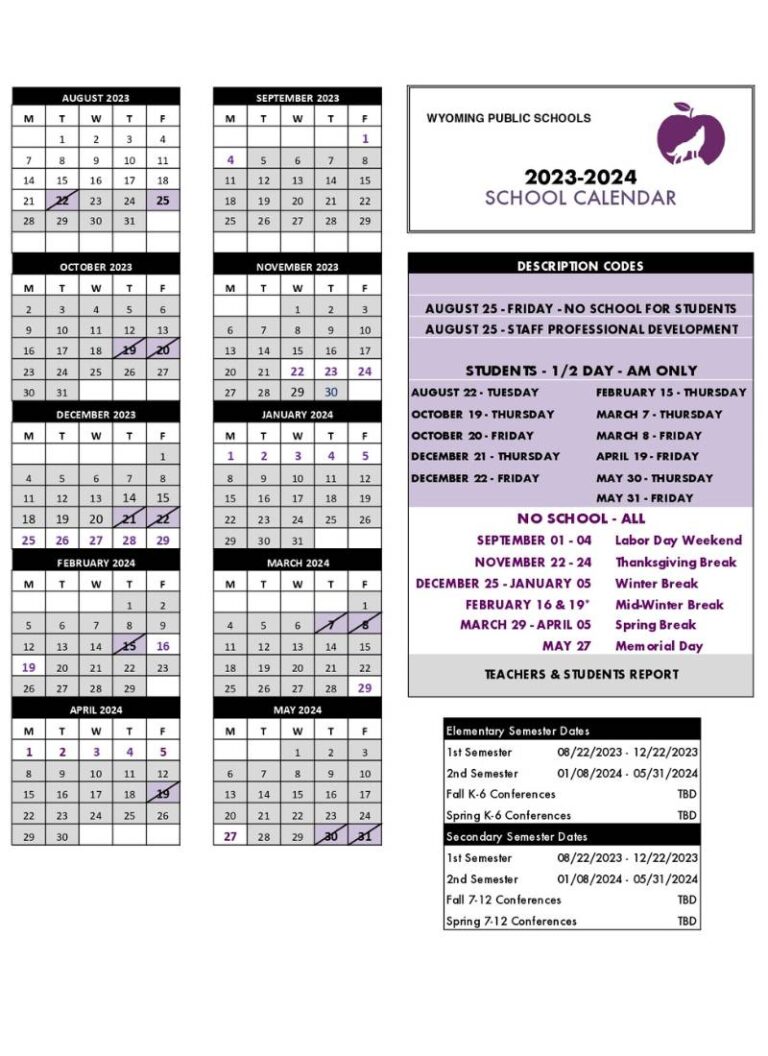 All the Greater Grand Rapids School Calendars 202324 (+GRPS School