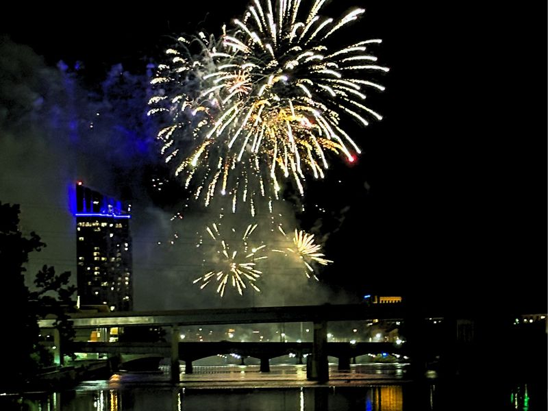 ArtPrize Fireworks Downtown Grand Rapids