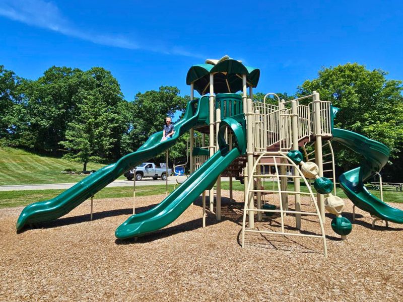 Main Playground area at Fallasburg Park