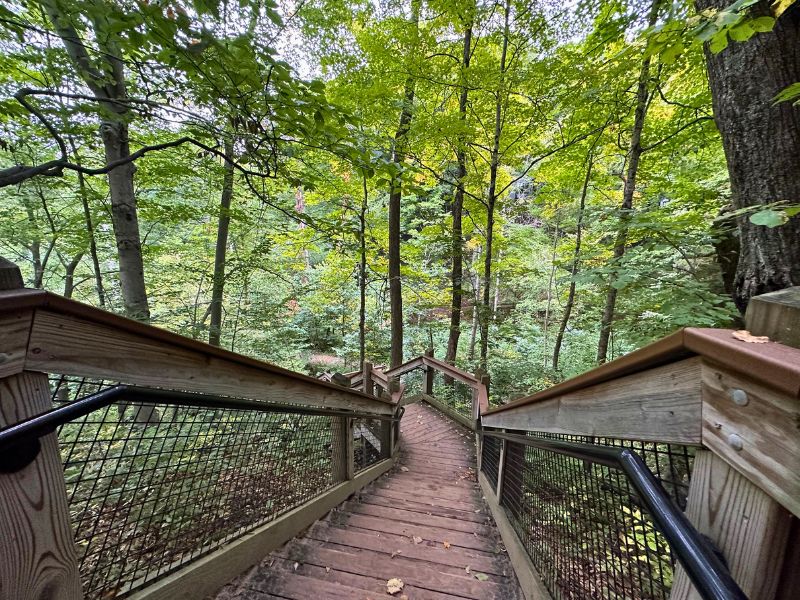 Grand Ravines staircase