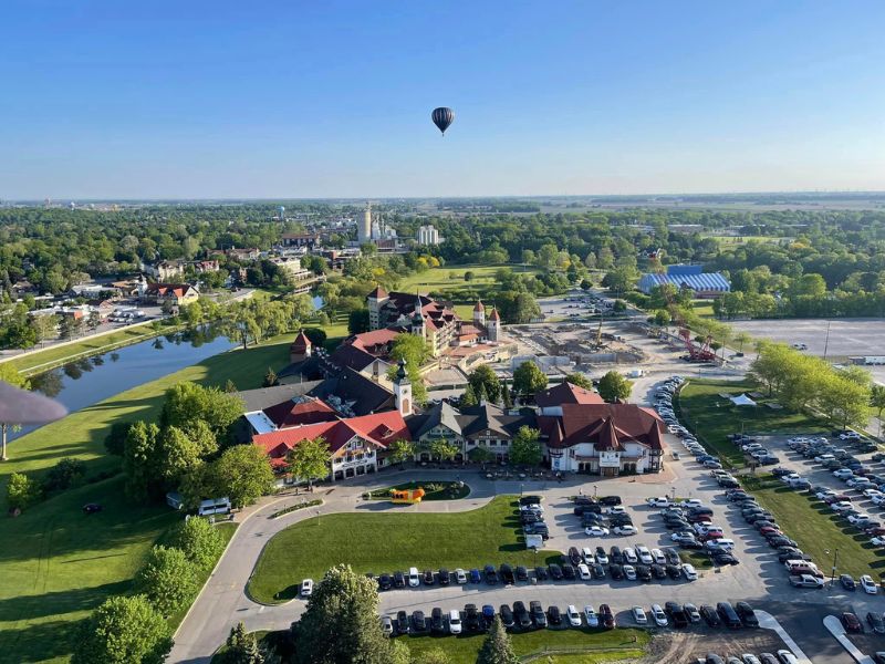 Magic Clouds Balloon Corporation view over Frankenmuth