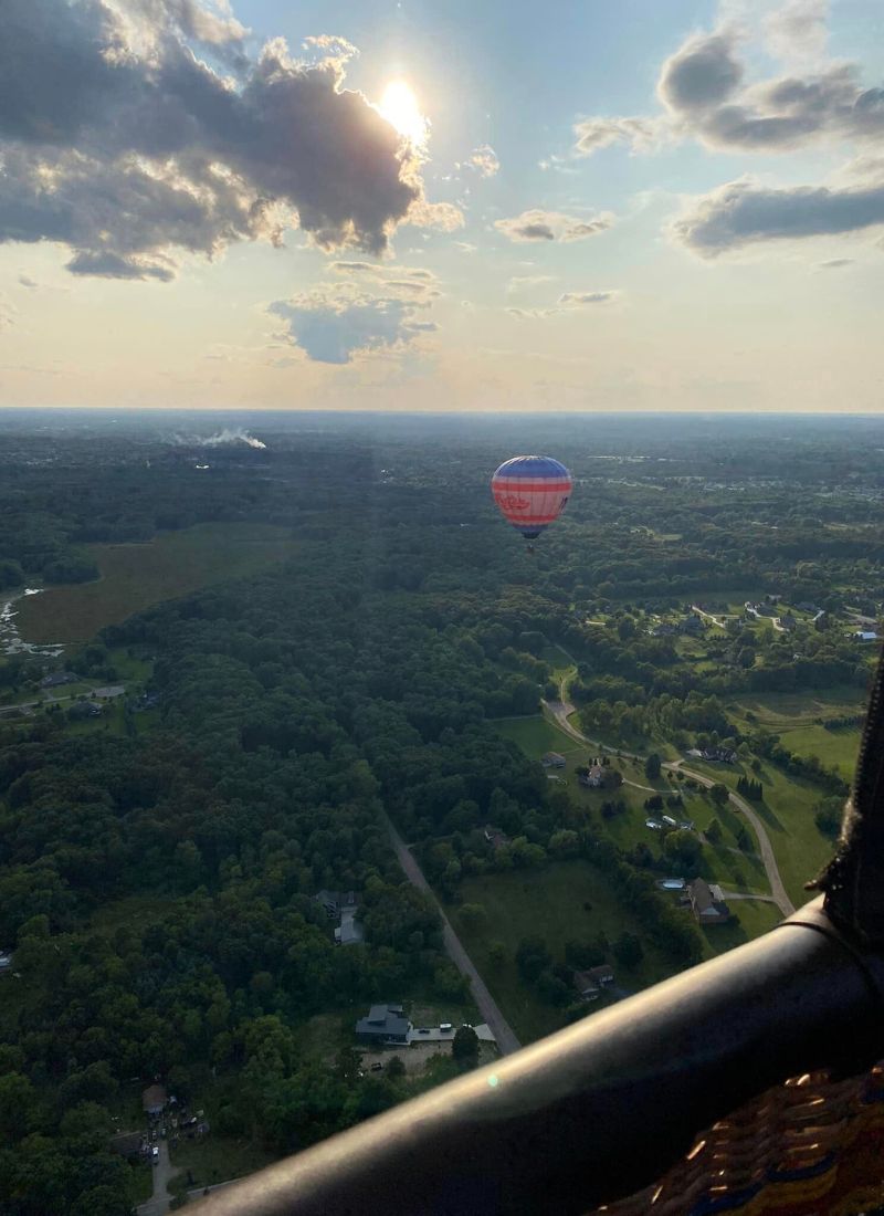 Majestic Adventures LLC view from balloon