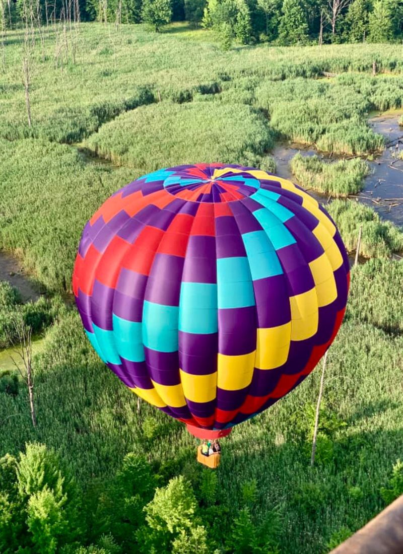 Sky Adventures balloon from above