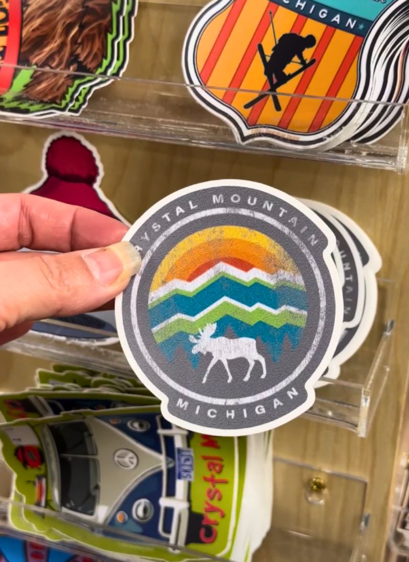 crystal mountain stickers