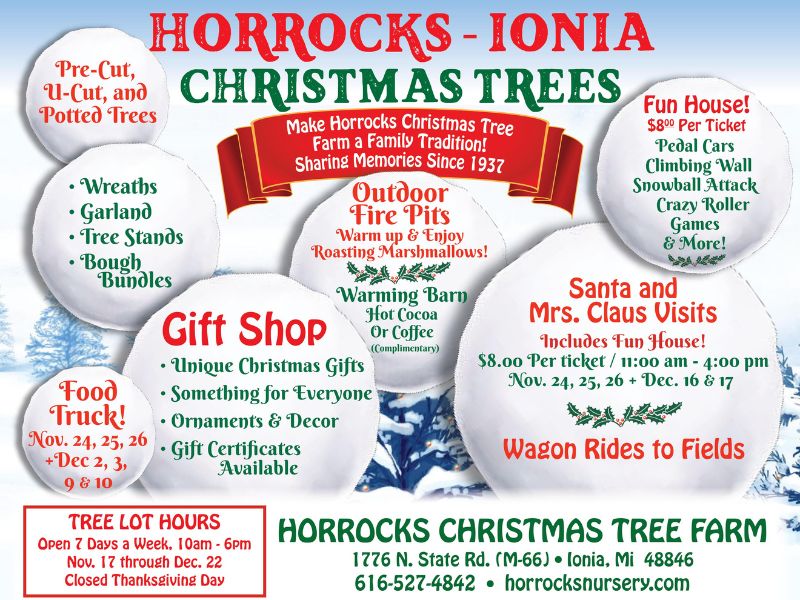 Horrocks Christmas Tree Farm Events 2023