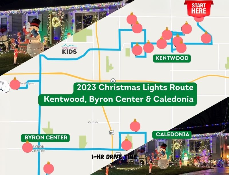 Kentwood Byron Center Christmas Lights Map (800 × 600 px) (1)