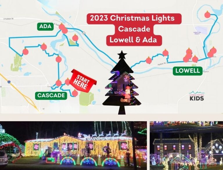 18 Charming Christmas Lights Stops for Cascade, Ada & Lowell 2023