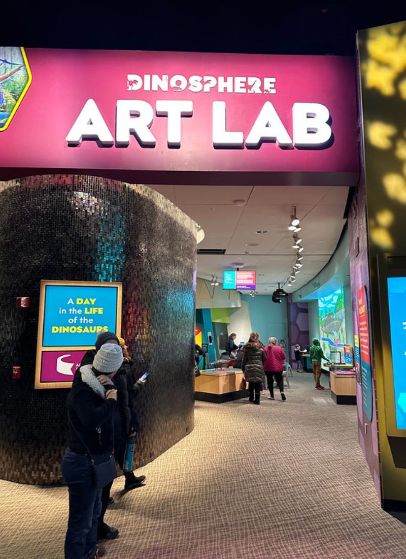 Dinsophere Art Lab The Children's Museum of Indianapolis