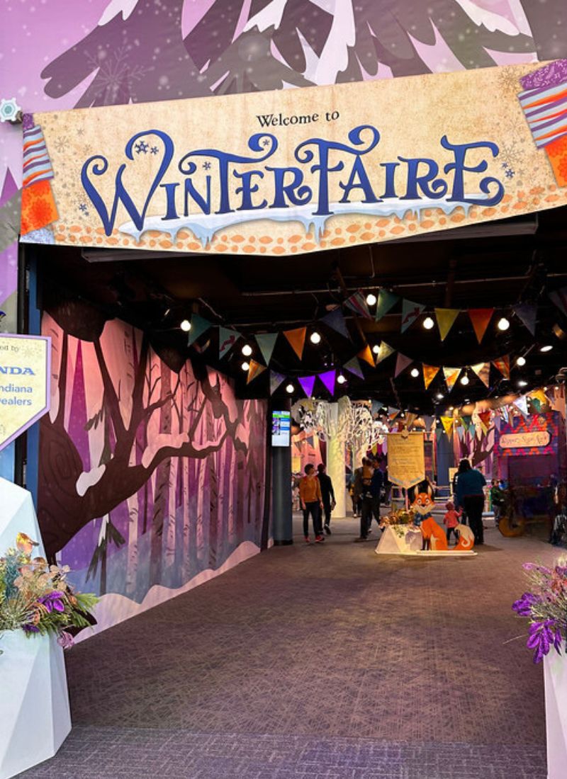 Winter Faire Entrance The Children's Museum of Indianapolis