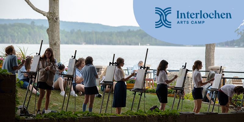 Interlochen summer camp 2024 musicians by lake