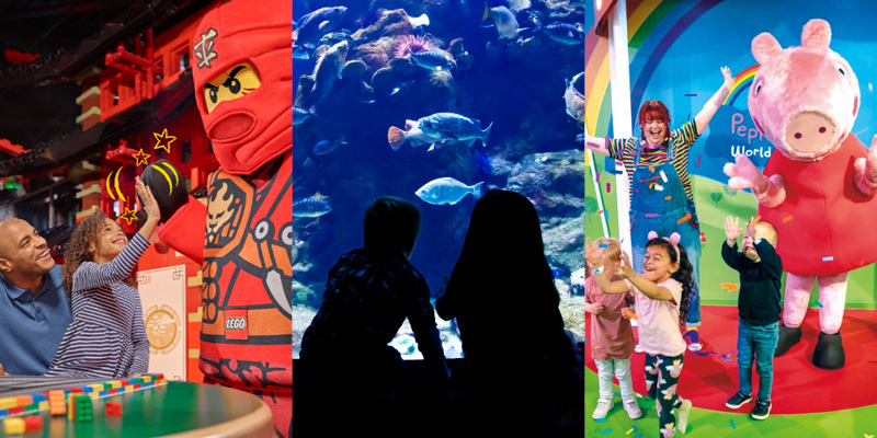 LEGOLAND® Discovery Center, SEA LIFE Aquarium and Peppa Pig World of Play