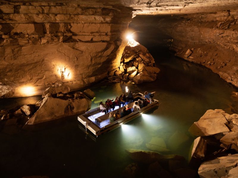 Lost River Cave Underground Boat Tours bowling Green Kentucky - Kentucky Tourism