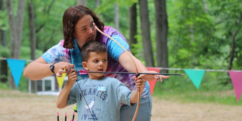 Camp Newaygo summer camp 2024 archery