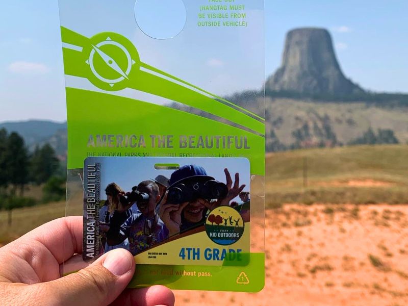4th grade national park pass, devils tower national monument