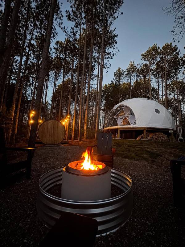 Glamp Michigan Dome