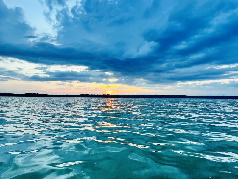 Torch Lake sunset