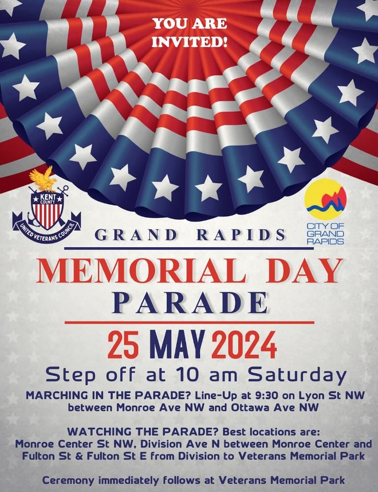 kent county memorial day parade info