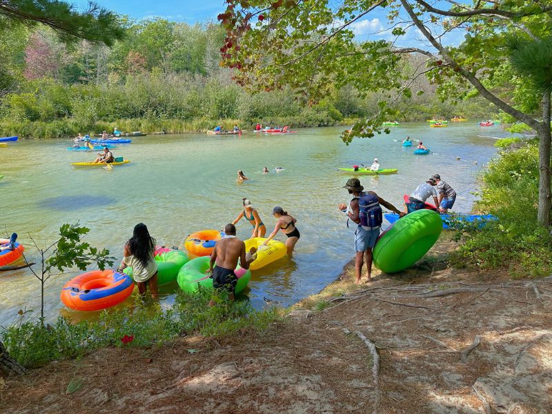 Platte River Tubing at the Fish Wier