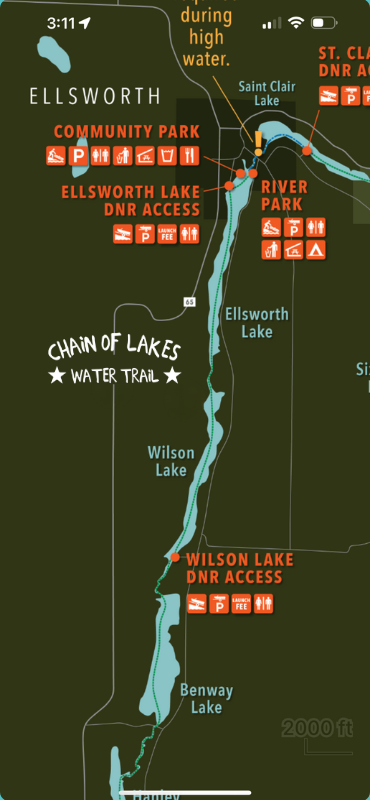 Water Trail #5_ Ellsworth and Wilson Lakes - Ellsworth