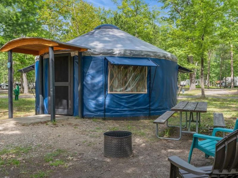 Yurt Glamping - Timber Ridge Resort - Traverse City - FB