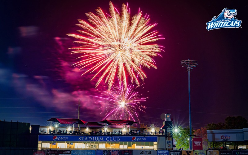 west michigan whitecaps fireworks title sponsor 2025