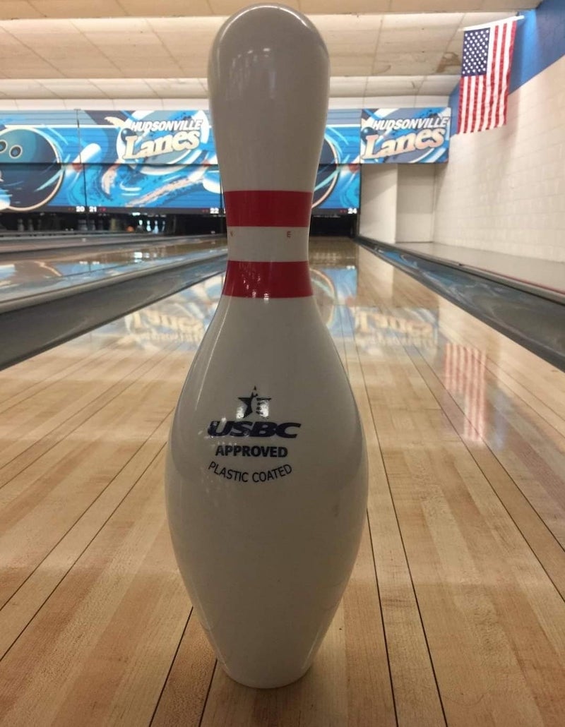 Hudsonville Lanes Bowling Pin