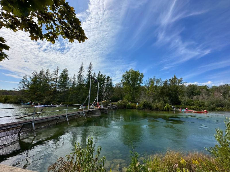 Portage at the Fish Wier Platte River