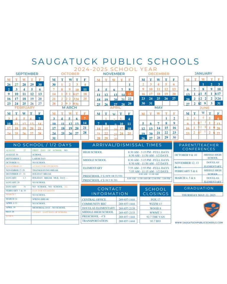 All the Greater Grand Rapids School Calendars 202425 (+GRPS School