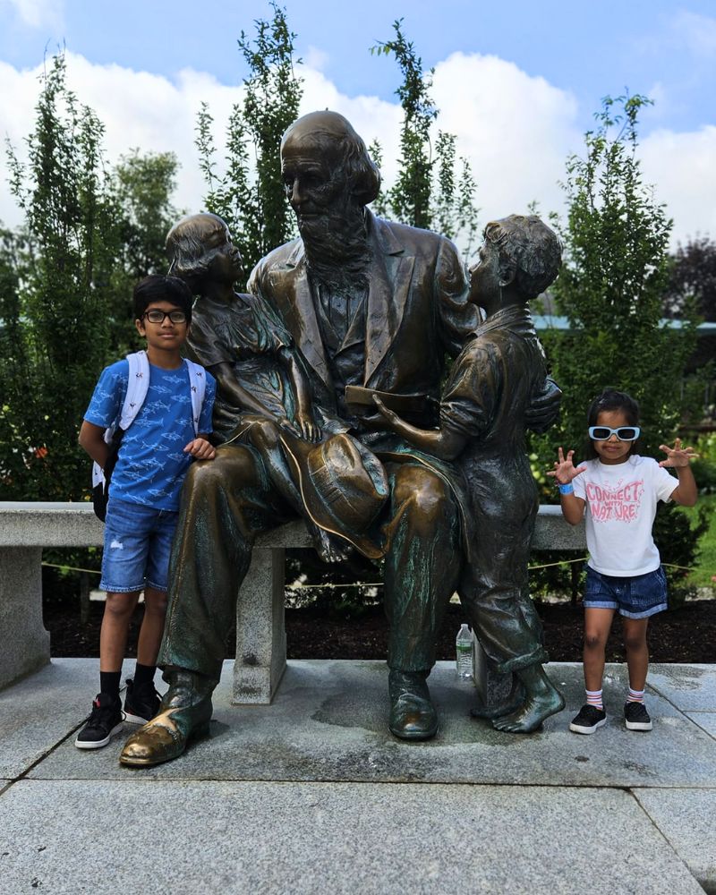 kids-with-John-Ball-statue-2024