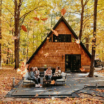 Best Time to Travel Map! Catch Michigan’s Fall Colors in These Cozy A-Frame Cabins