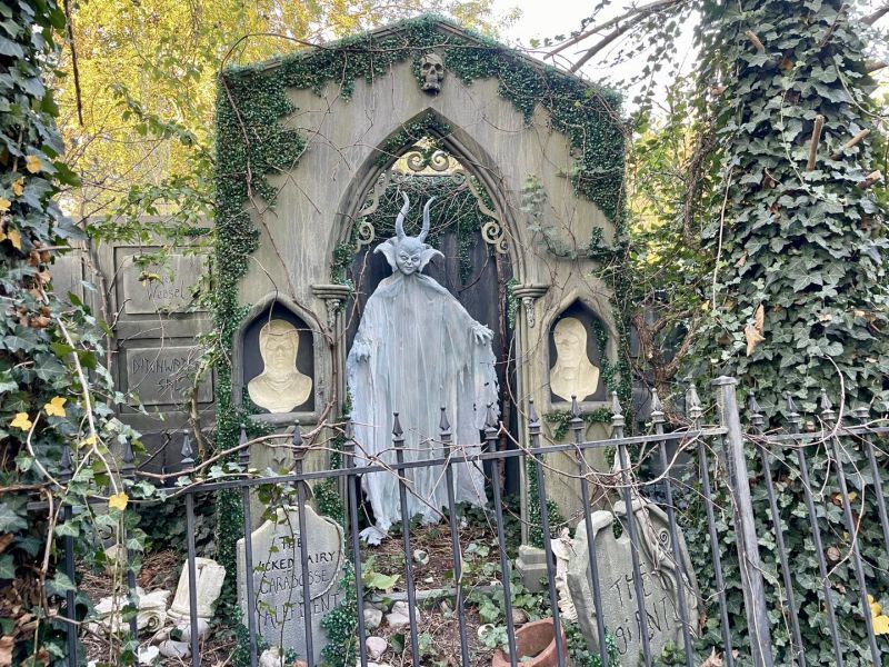 Halloween house Storybook Hollow 2024 villian cemetery