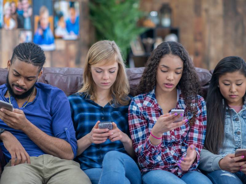 Teens with Phones