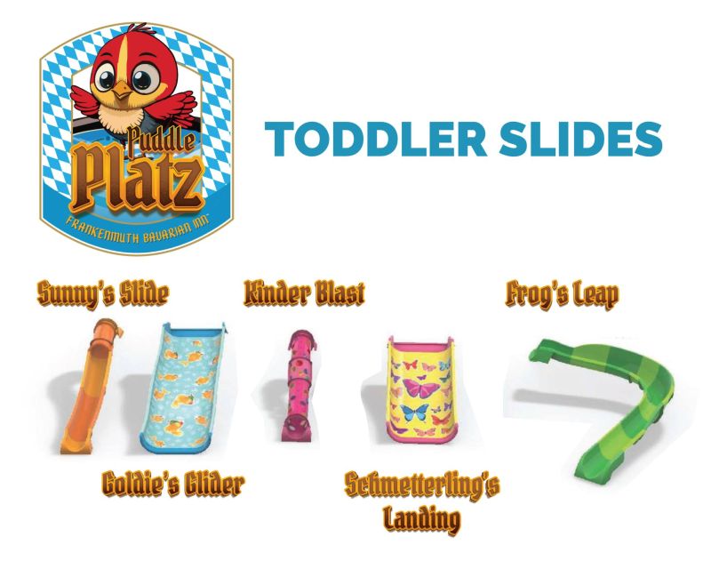 Bavarian Blast toddler slides logo infographic fb