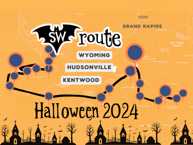 Spooktacular Southwest GR Halloween Houses Route 21 Stops Including